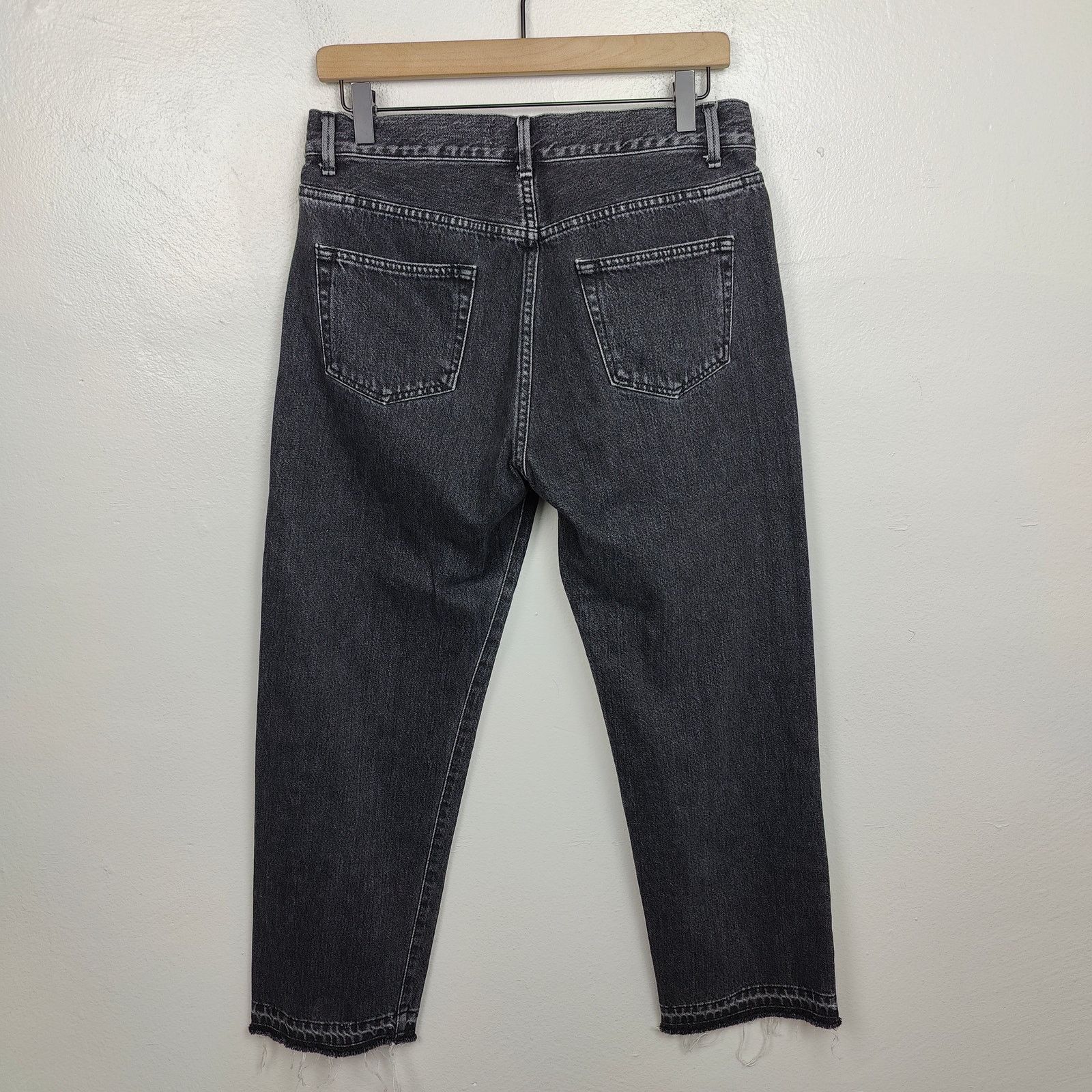 Officine Generale Officine Generale Naomi Jeans Womens 30 Black Wash Size 30" / US 8 / IT 44 - 6 Thumbnail