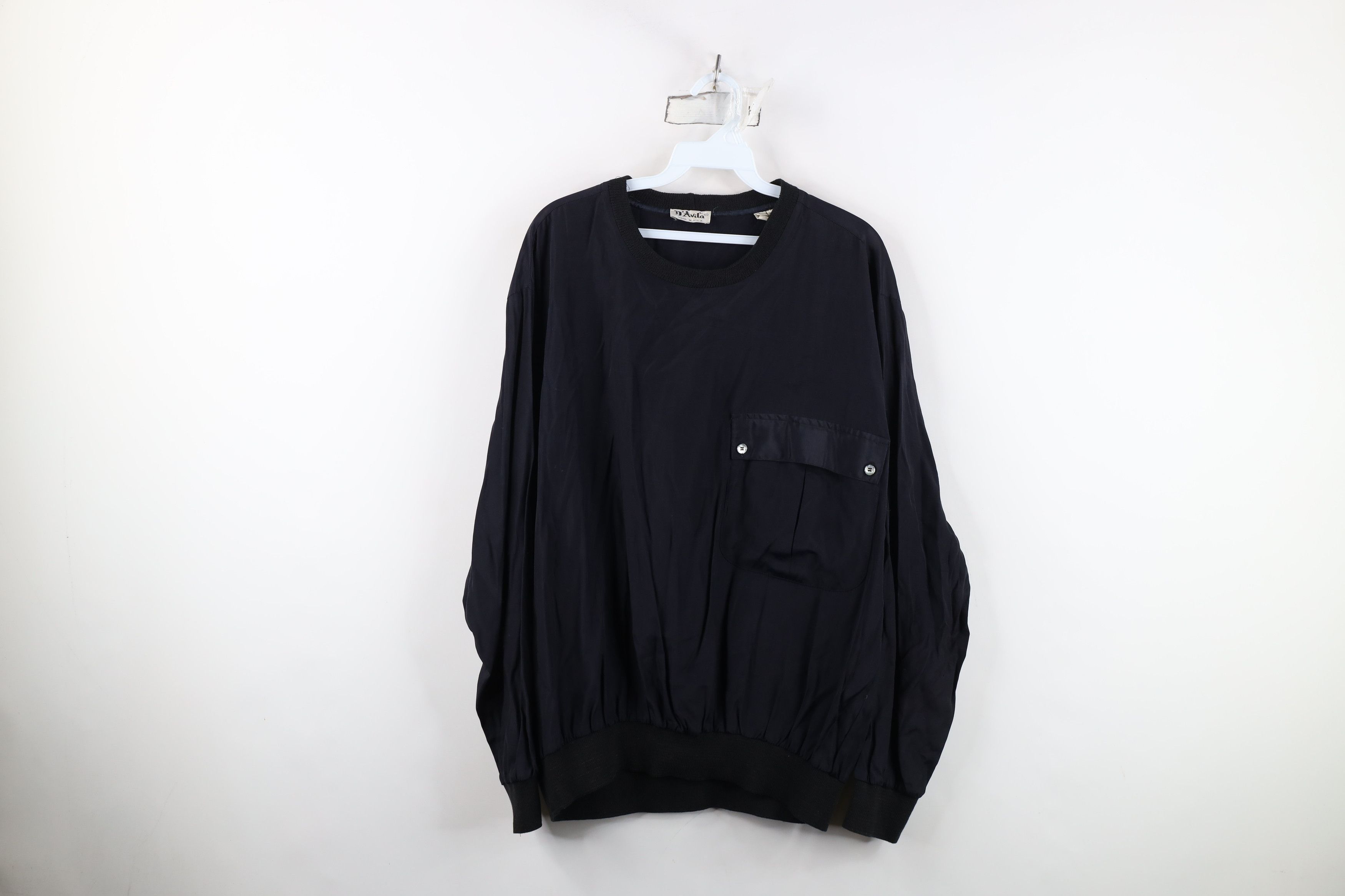 Vintage Vintage 60s 70s Streetwear Gabardine Pullover Jacket USA Size US L / EU 52-54 / 3 - 1 Thumbnail