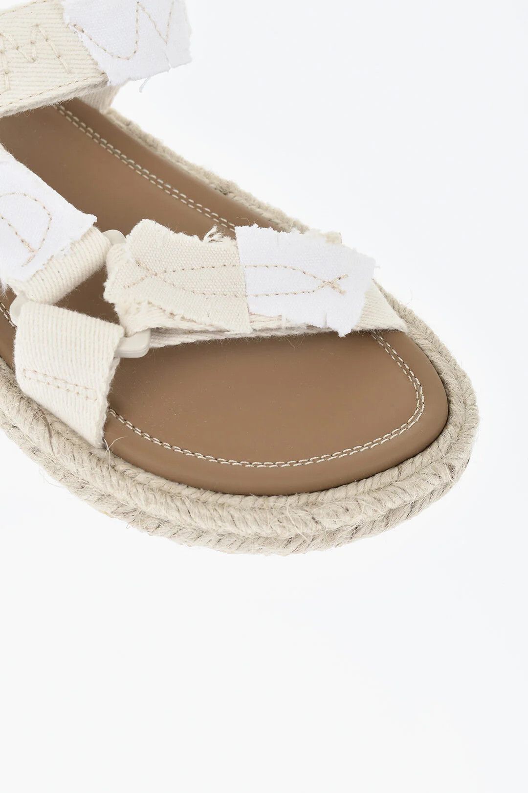 Maison Margiela og1mm0426 Canvas Sandals in Beige Size US 11 / IT 41 - 4 Thumbnail