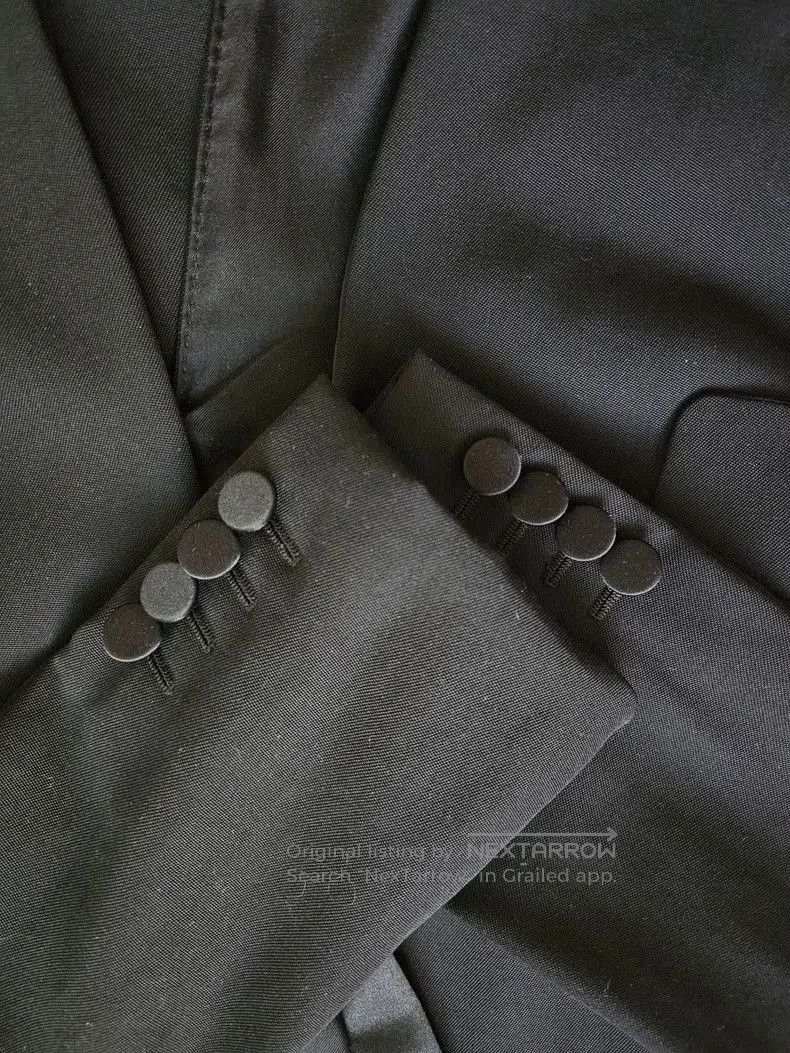 Yves Saint Laurent Saint Laurent Black Smoking Jacket. Size US S / EU 44-46 / 1 - 4 Thumbnail