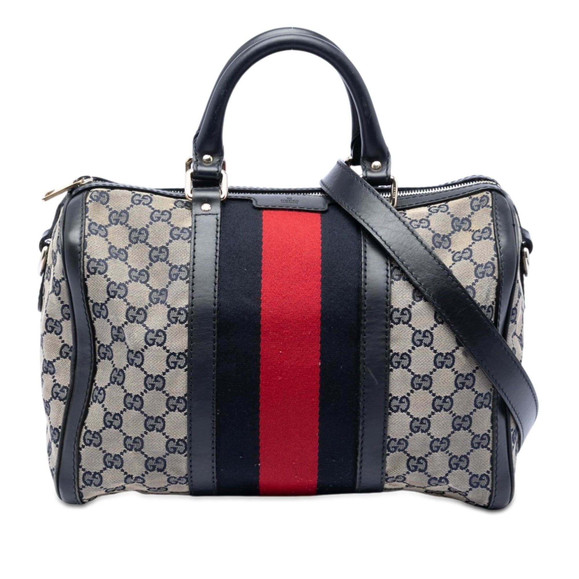 Gucci Medium GG Canvas Web Joy Boston Bag Size ONE SIZE - 1 Thumbnail