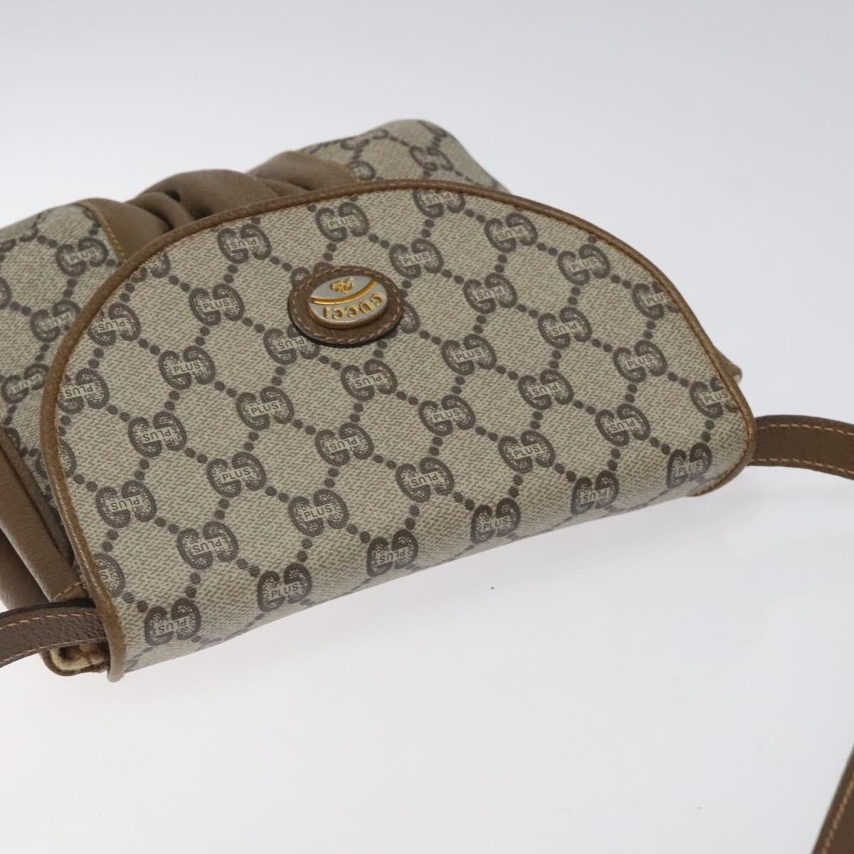 Gucci GUCCI GG Plus Supreme Shoulder Bag Pvc Beige Gold Size ONE SIZE - 6 Thumbnail