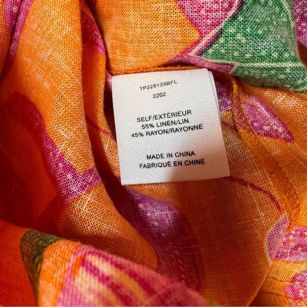 Derek Lam 10 Crosby NWT New $550 DEREK LAM 10 CROSBY Cecelia Tiered Linen Blend Size XS / US 0-2 / IT 36-38 - 8 Thumbnail