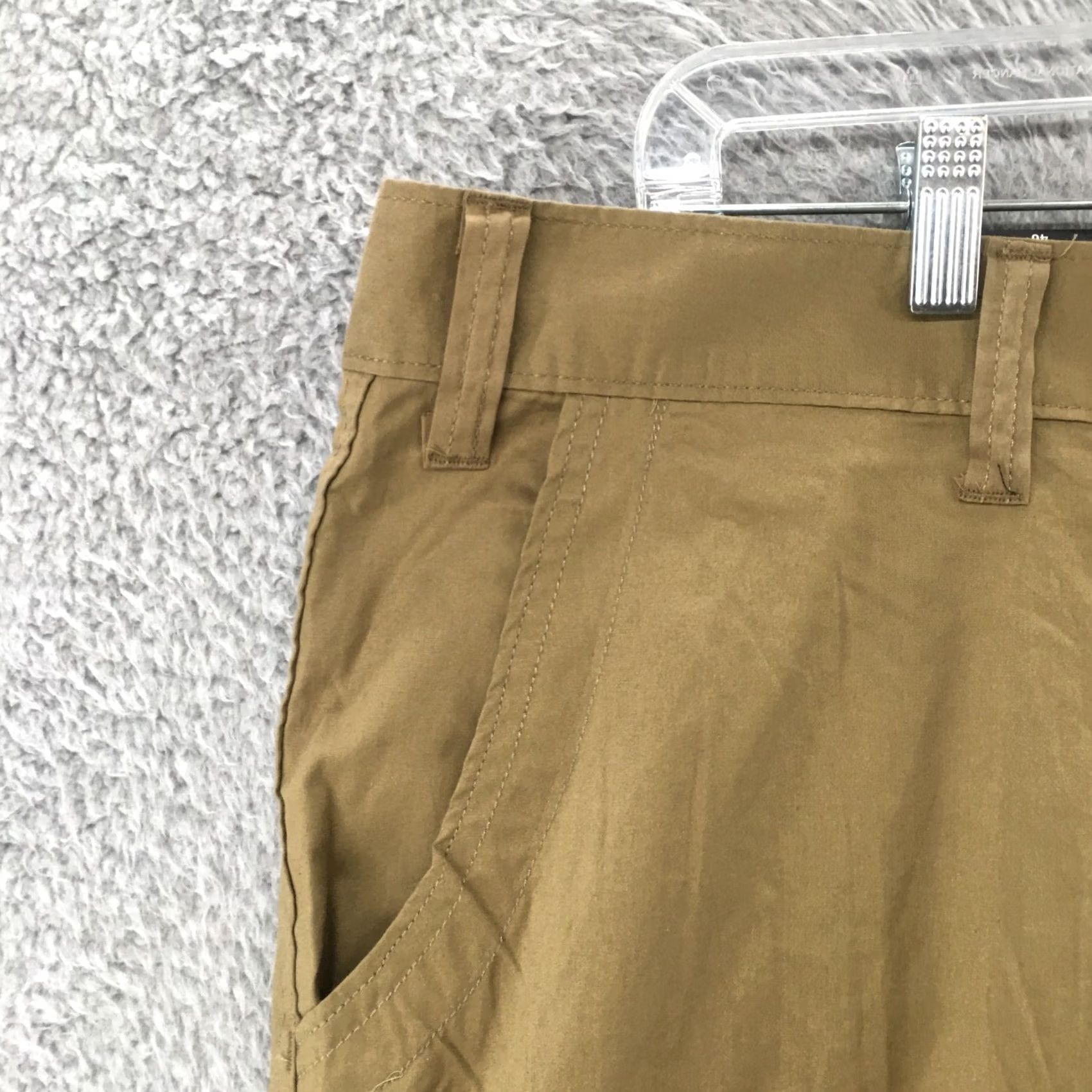 Kenneth Cole Kenneth Cole Stretch Tech Cargo Shorts Mens 46 Brown Cotton Blend High Rise NEW Size US 30 / EU 46 - 2 Thumbnail