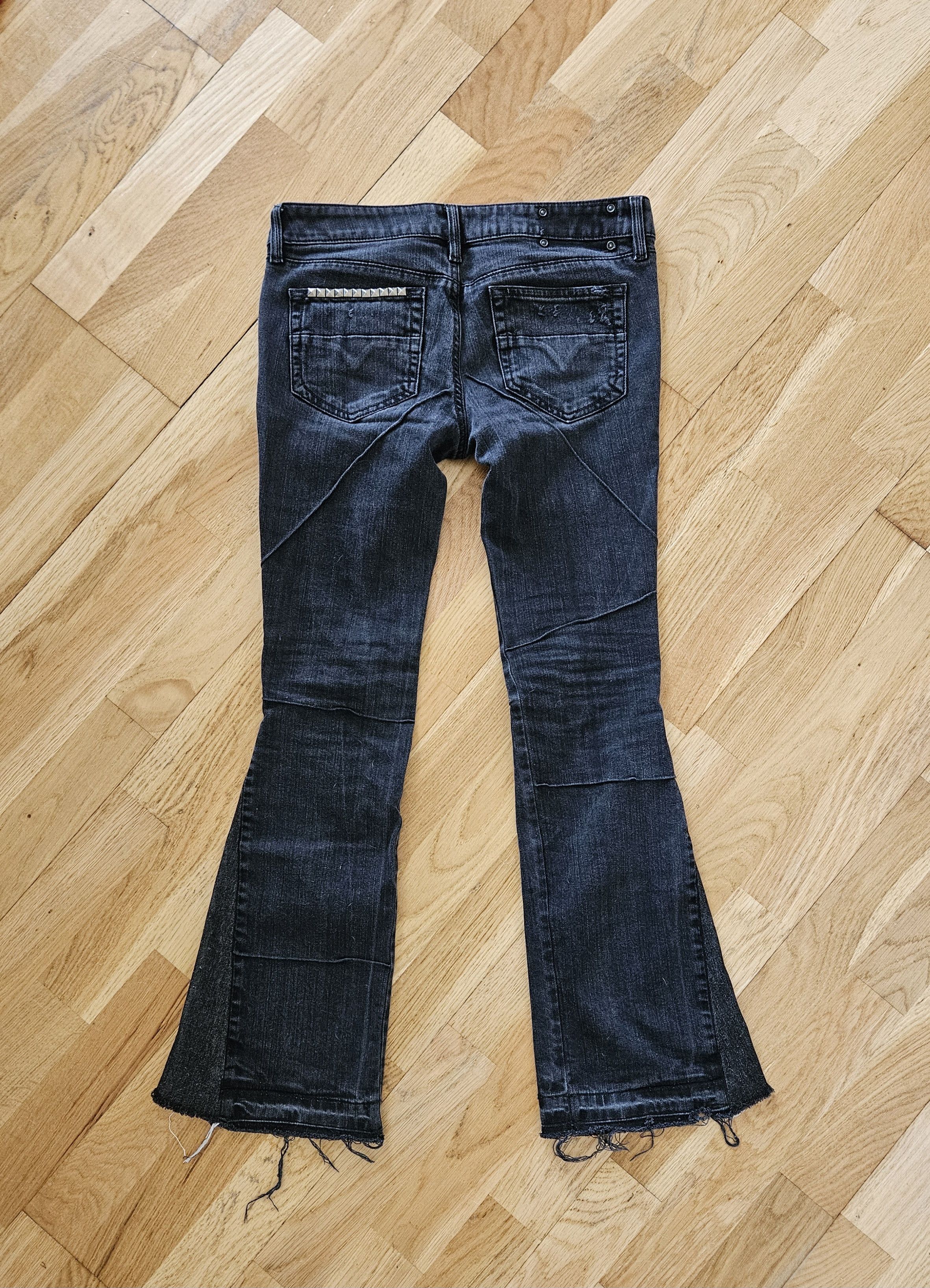 Diesel Custom Flared Lace Up Segmented Size US 27 - 2 Thumbnail