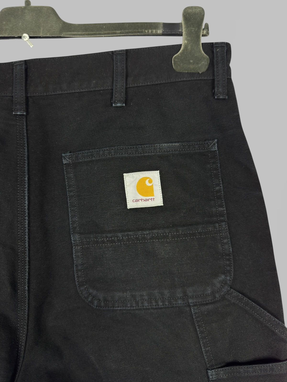 Carhartt Wip CARHARTT WIP BLACK DOUBLE KNEE JEANS SIZE 34 Size US 34 / EU 50 - 6 Thumbnail