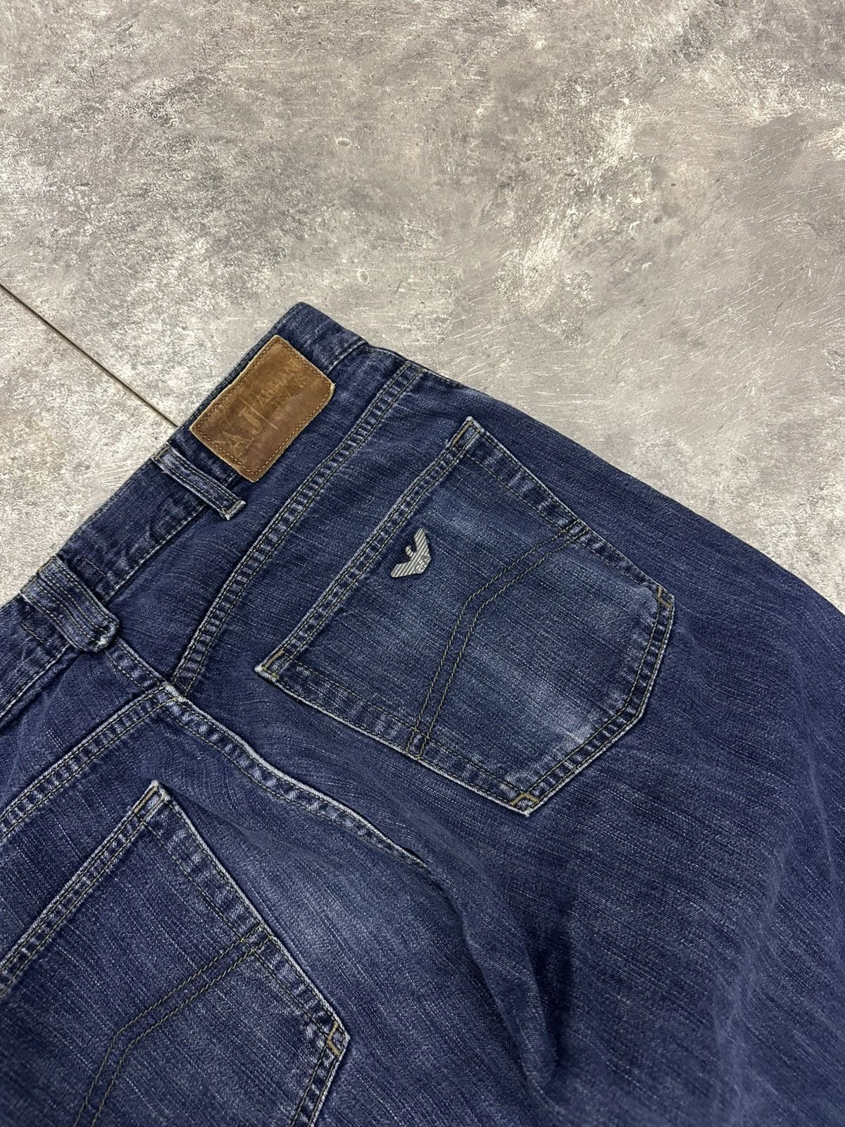 If Six Was Nine Armani Jeans Vintage Baggy Wide Jeans Made in Italy Size US 30 / EU 46 - 7 Thumbnail
