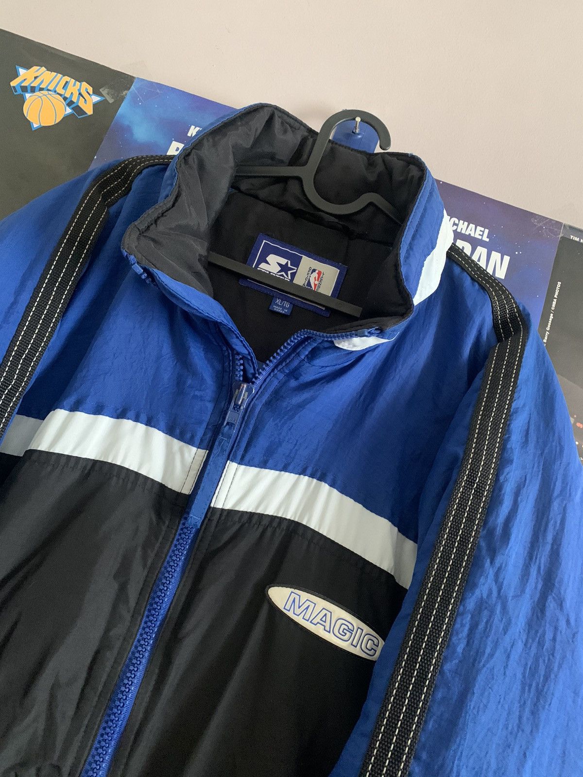 NBA × Starter × Vintage 90s Vintage NBA Starter Orlando Magic Light Jacket Size US XL / EU 56 / 4 - 2 Thumbnail
