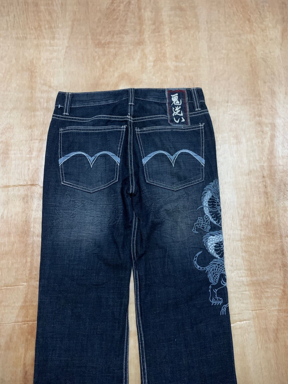 20471120 × Japanese Brand × Vintage Japanese Oniarai Nippon Sukajan Dragon Jeans Size US 30 / EU 46 - 2 Thumbnail