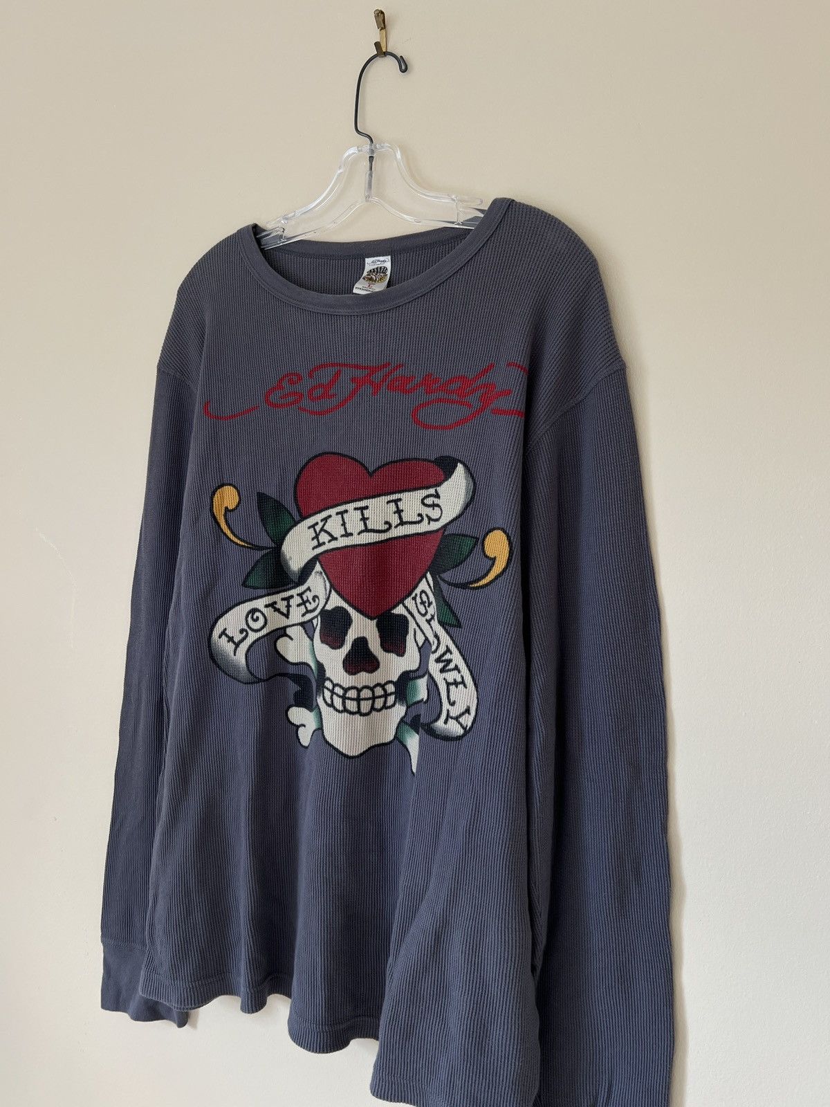Ed Hardy Ed Hardy By Christian Audigier Love Kills Slowly Shirt Size US L / EU 52-54 / 3 - 2 Thumbnail