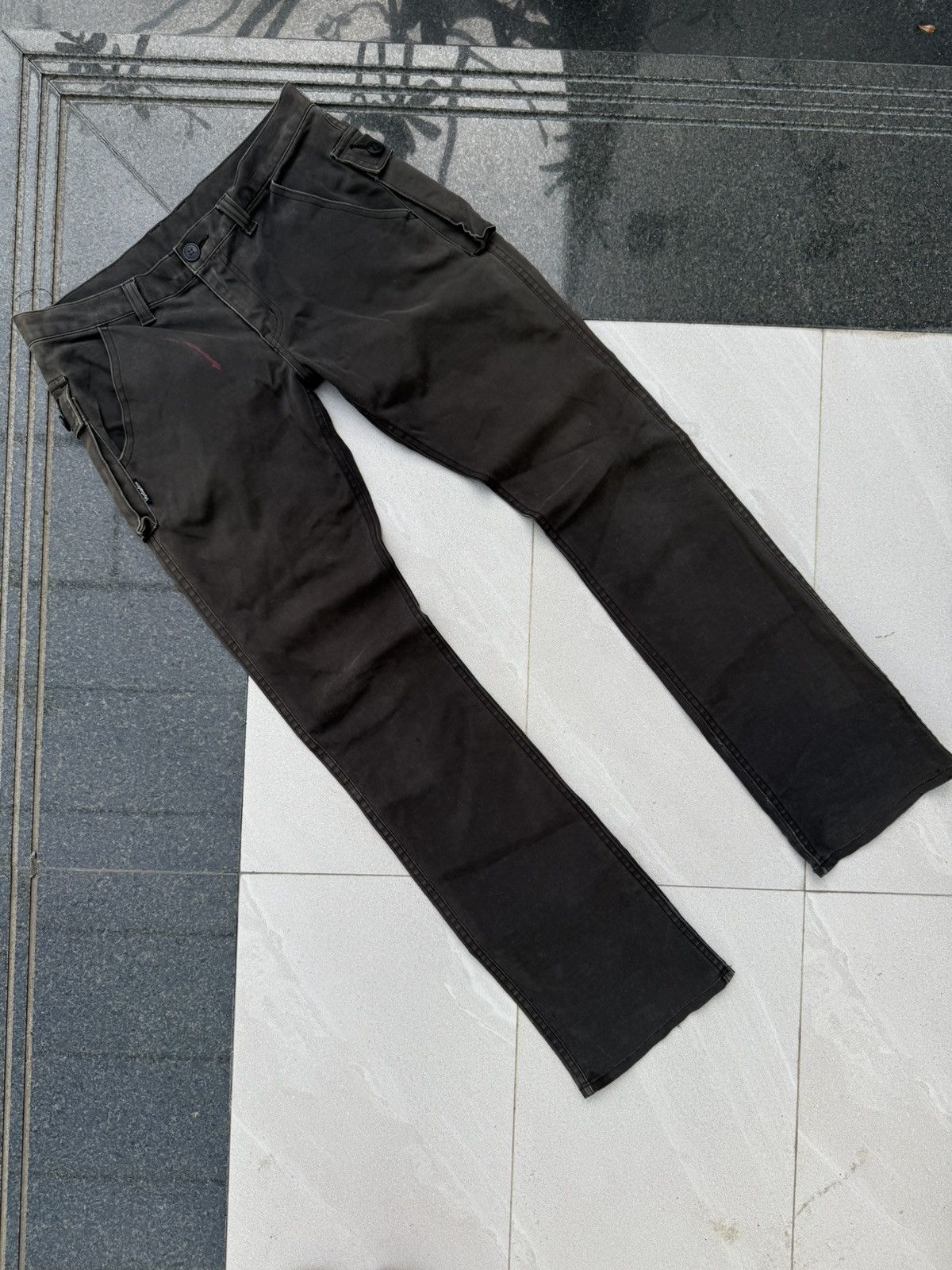 Hysteric Glamour 90's HYSTERIC GLAMOUR BOOTCUT CASUAL RARE Y2K LOGO PANTS Size 26" / US 2 / IT 38 - 2 Thumbnail