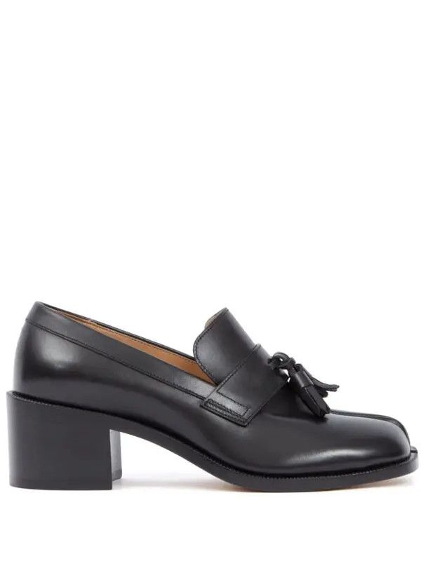 Maison Margiela o1w1db11225 Tabi Tassel Loafers in Black Size US 7 / IT 37 - 1 Thumbnail