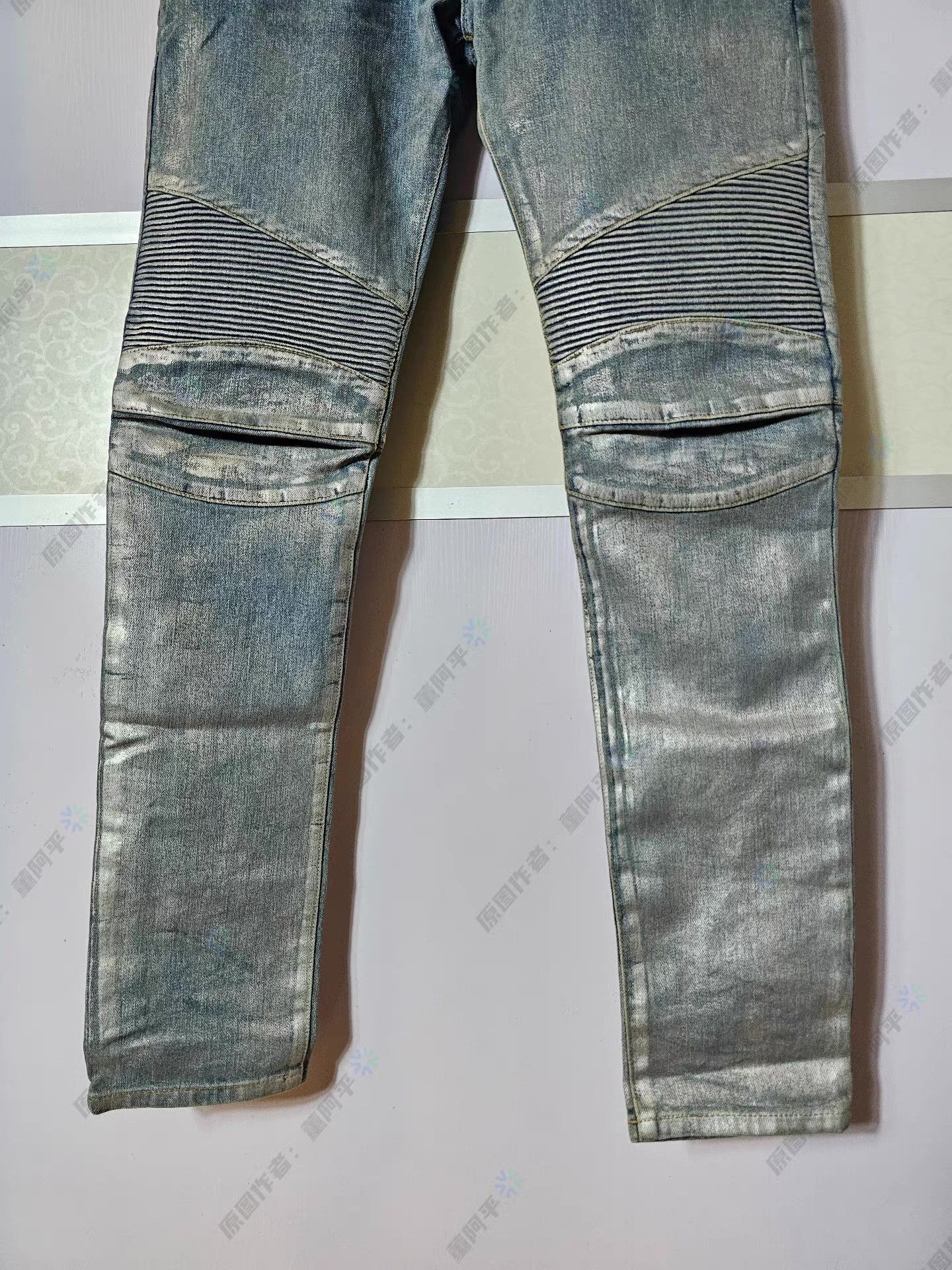 Balmain Balmain biker jeans。 Q4 Size US 34 / EU 50 - 3 Thumbnail
