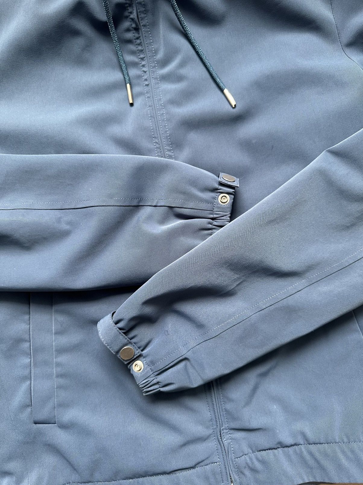 Sandro Sandro Blue Twill Hooded Jacket Size US S / EU 44-46 / 1 - 5 Thumbnail