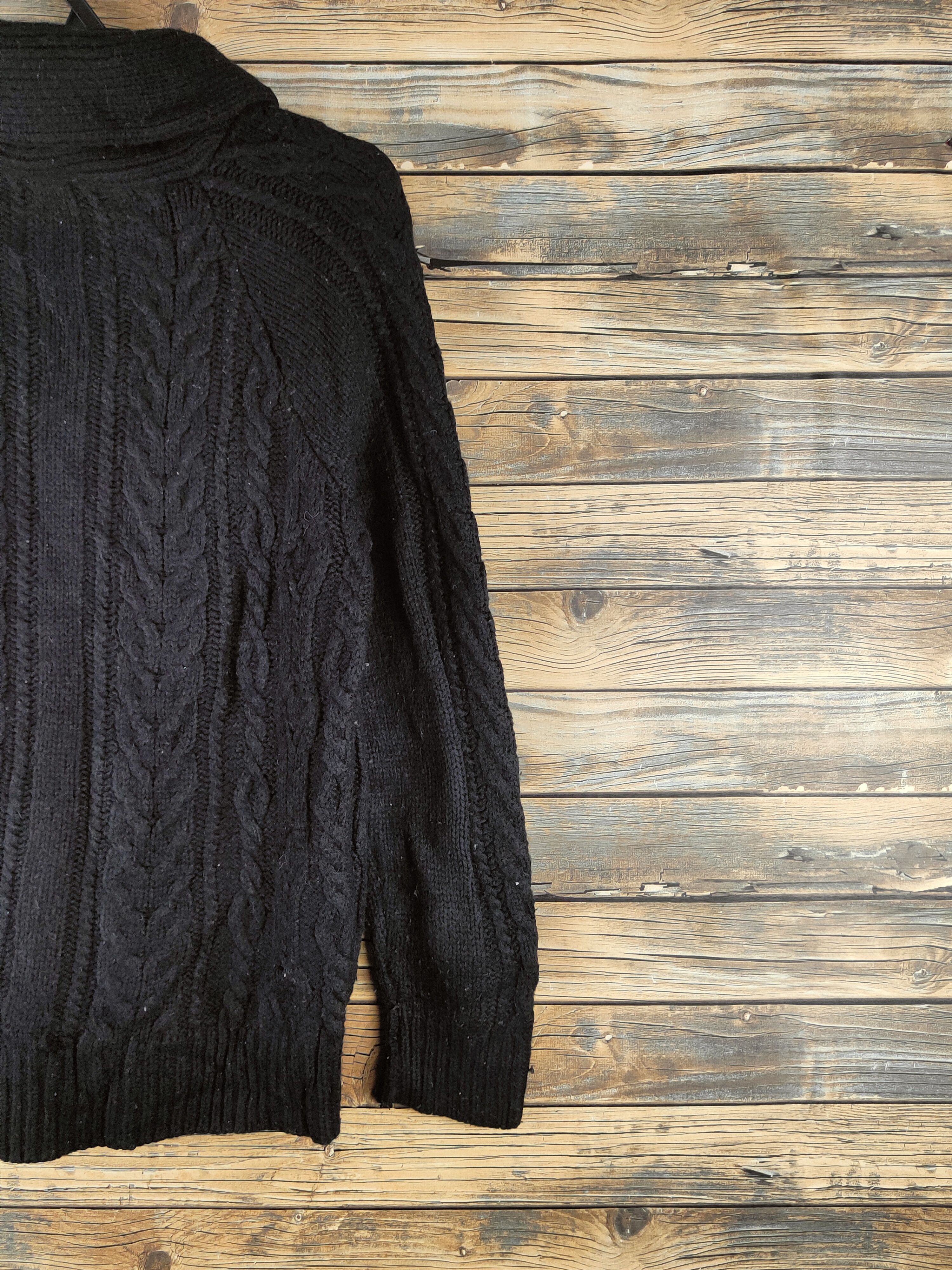Japanese Brand DL Union Station Black Knitwear Sweaters #46-527 Size US M / EU 48-50 / 2 - 10 Thumbnail