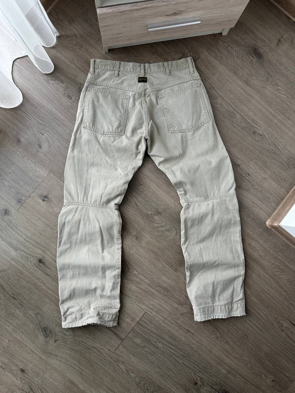 G-Star × Vintage Vintage G-Star Elwood White Cargo Distressed Pants Size US 32 / EU 48 - 2 Thumbnail