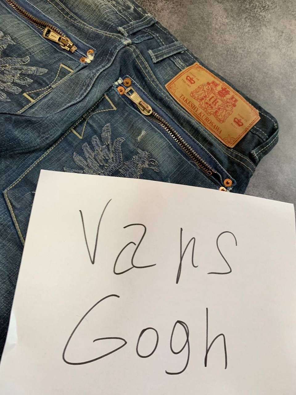 Japanese Brand × Takeshy Kurosawa × Vintage Takeshy Kurosawa Distressed Denim Jeans Japanese Style Size US 30 / EU 46 - 4 Thumbnail