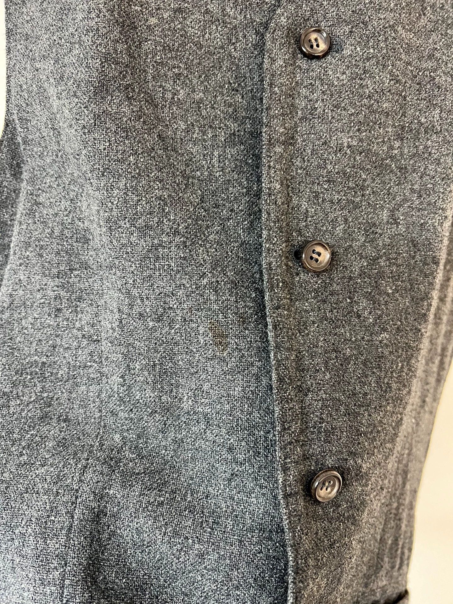 Comme des Garcons Comme des Garçons Wool Vest Stained M Size US M / EU 48-50 / 2 - 4 Thumbnail