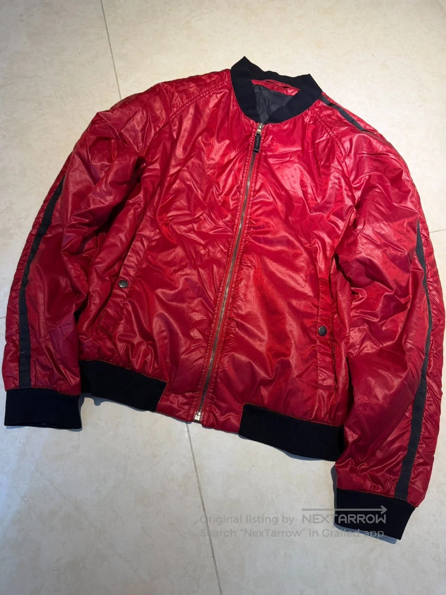 Prada Prada Sports Red Baseball Jacket. Size US XXL / EU 58 / 5 - 1 Thumbnail