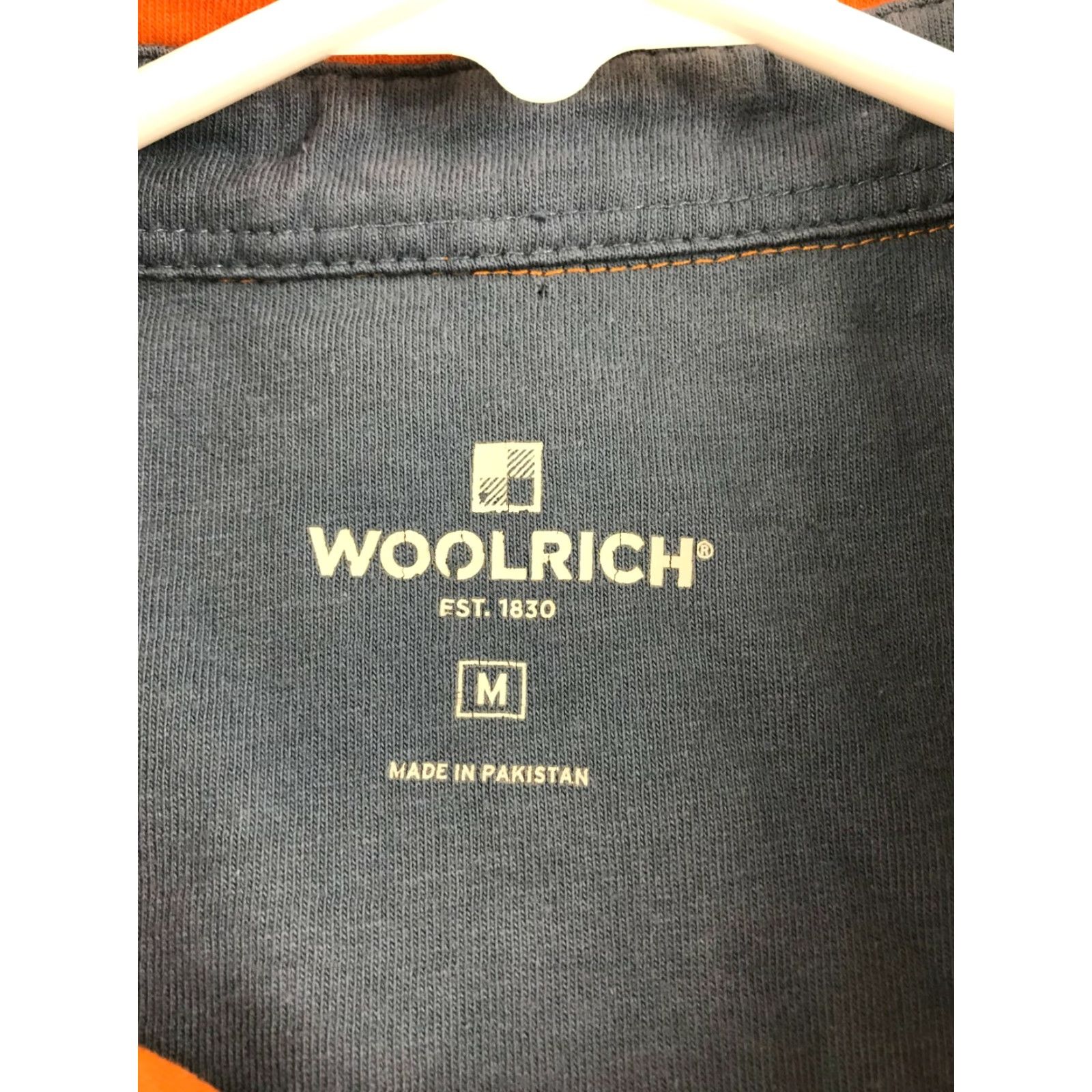 Vintage Woolrich Polo Shirt Mens Orange 1/4 Button Up Collared Short Sleeve M Polo Size US M / EU 48-50 / 2 - 6 Thumbnail