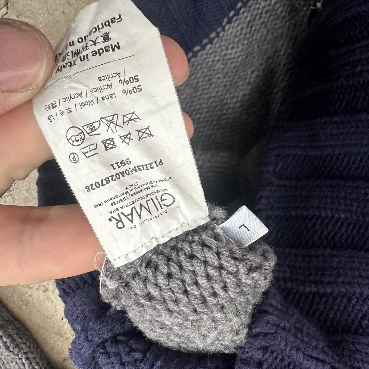Iceberg Iceberg jeans vintage zip sweater patchwork hand knit Size US L / EU 52-54 / 3 - 8 Thumbnail