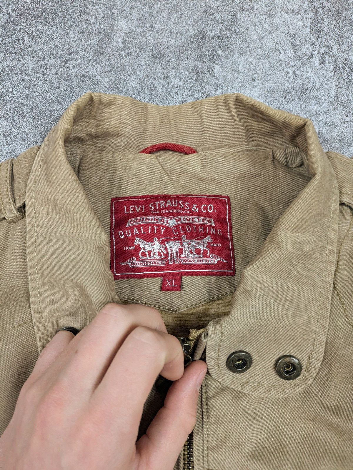 Levi's Vintage Levi’s Denim Workwear Military Jacket Size US XL / EU 56 / 4 - 9 Thumbnail