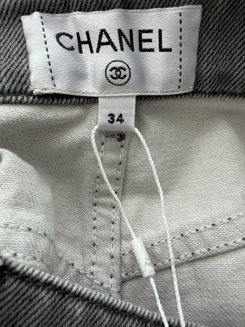Chanel Chanel Grey jeans Size 42" / US 20 - 3 Thumbnail