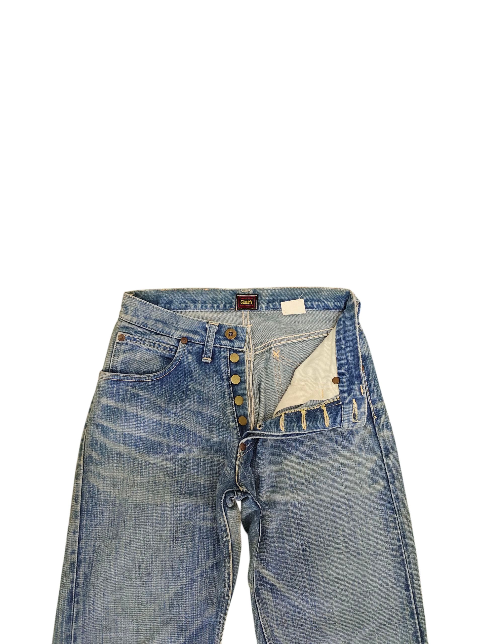 Sugar Cane Vintage 90s Sugar Cane Selvedge Jeans - Clawmark Faded denim Size US 28 / EU 44 - 7 Thumbnail