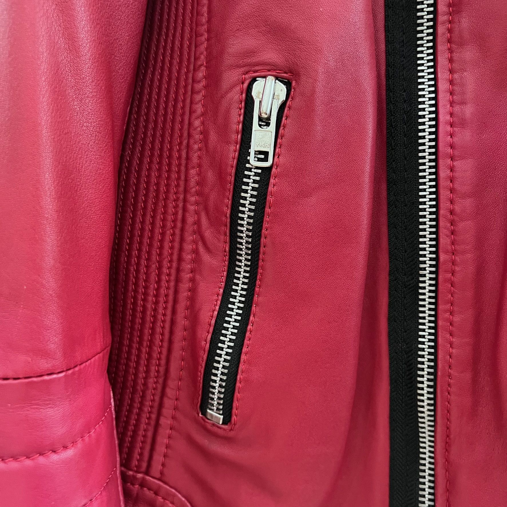 Other Serge Pariente Hipster NF Sheepskin Leather Biker Jacket Size US XL / EU 56 / 4 - 4 Thumbnail
