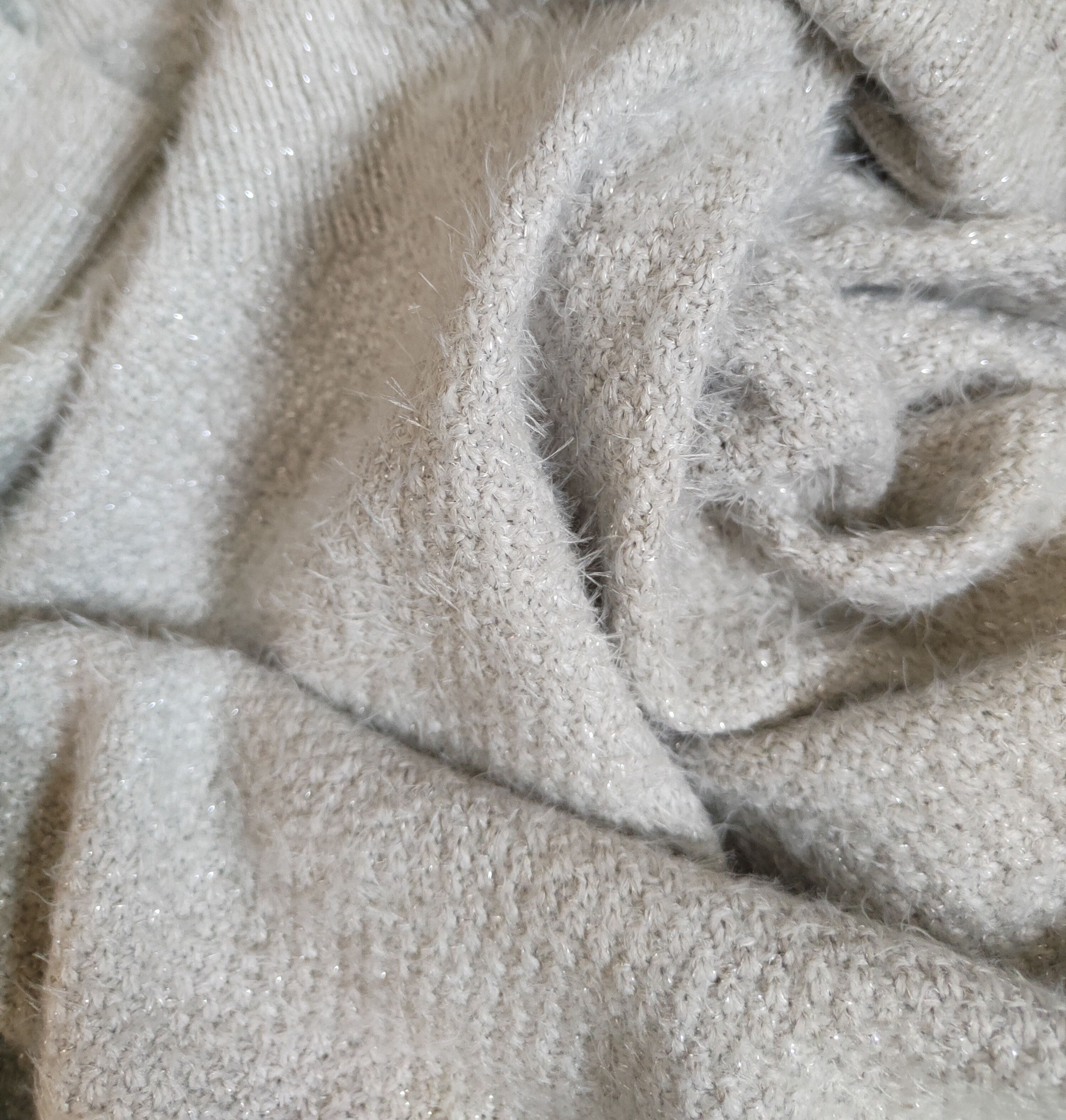 Homespun Knitwear × Japanese Brand × Vintage Japanese Brand Gray Shag Shaggy Fur Mohair Knitwear #S2188 Size M / US 6-8 / IT 42-44 - 11 Thumbnail