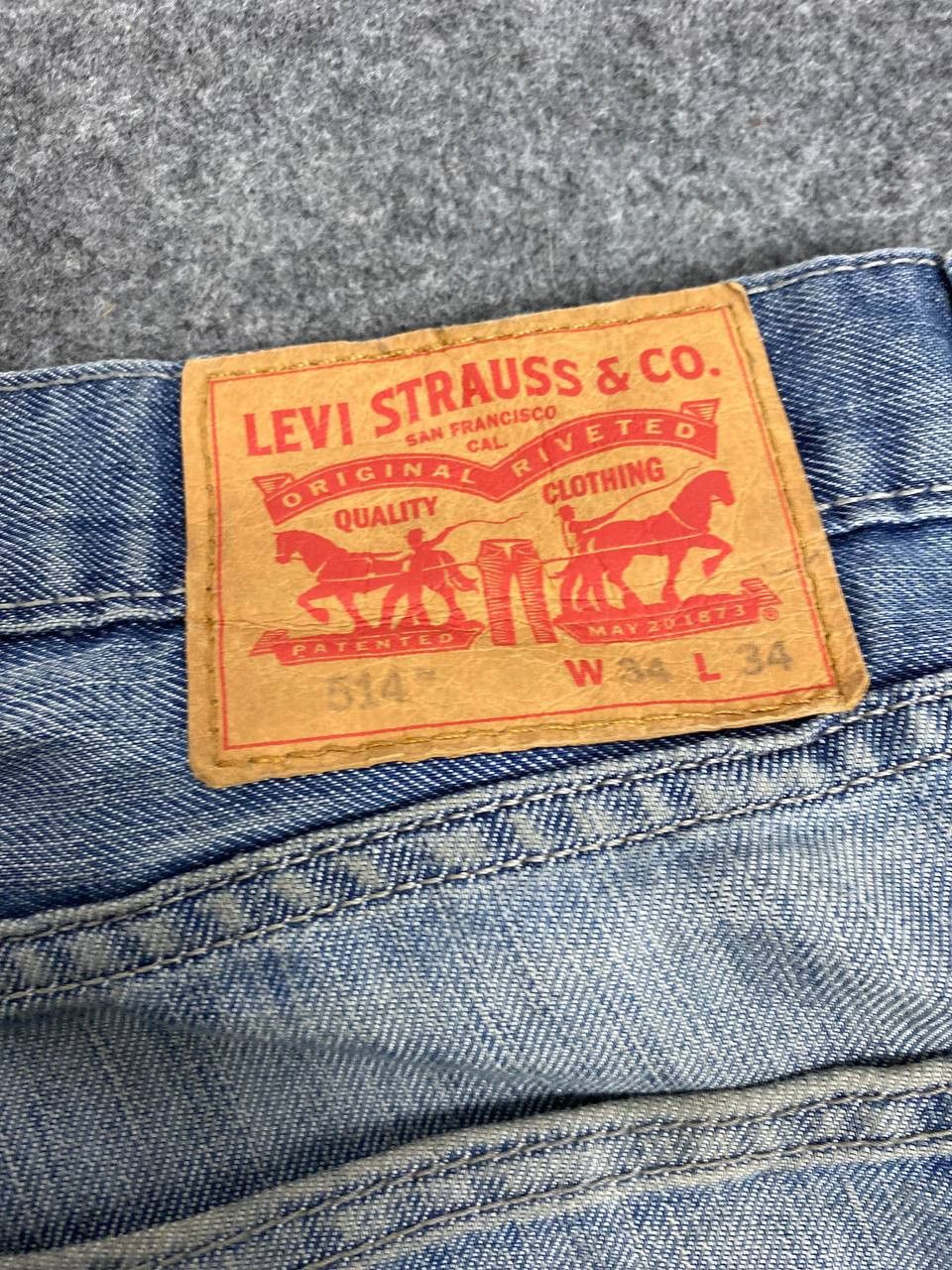 Levi's levis 514 pain splatter nice design denim Size US 36 / EU 52 - 5 Thumbnail