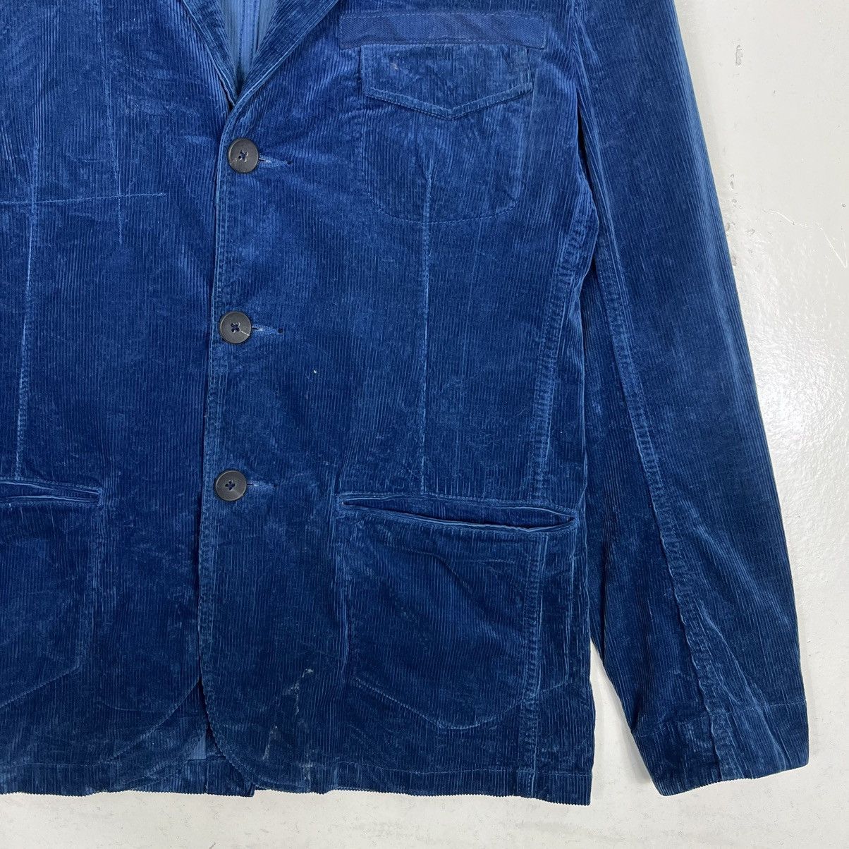 KURO KURO CORDUROY MODERN INDIGO JACKET MADE IN JAPAN Size US S / EU 44-46 / 1 - 6 Thumbnail