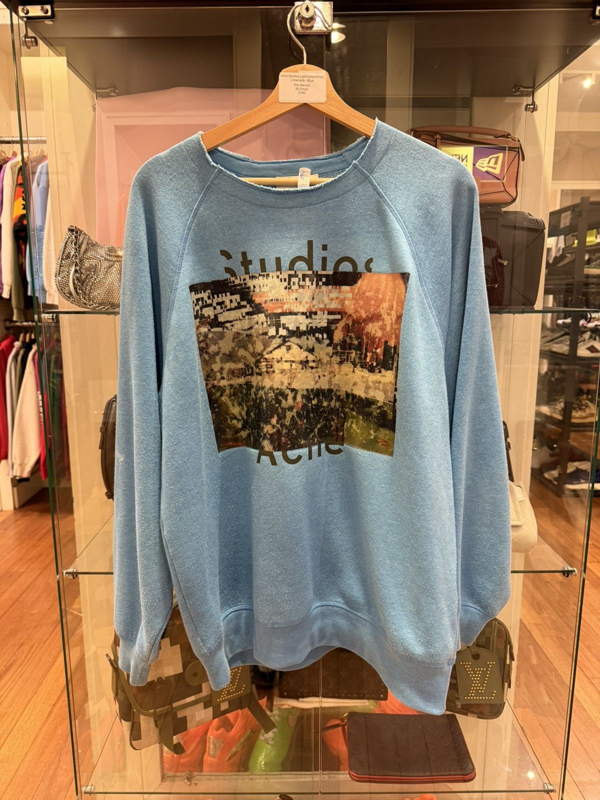 Acne Studios Acne Studios Glitched Oversized Crewneck Size US XS / EU 42 / 0 - 1 Thumbnail