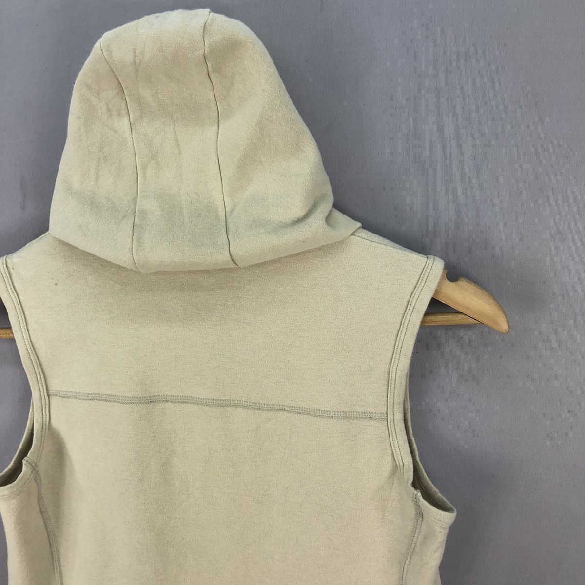 Marithe + Francois Girbaud Vintage 00’s MFG Punk Emo Sleeveless Hoodie Size XS / US 0-2 / IT 36-38 - 11 Thumbnail