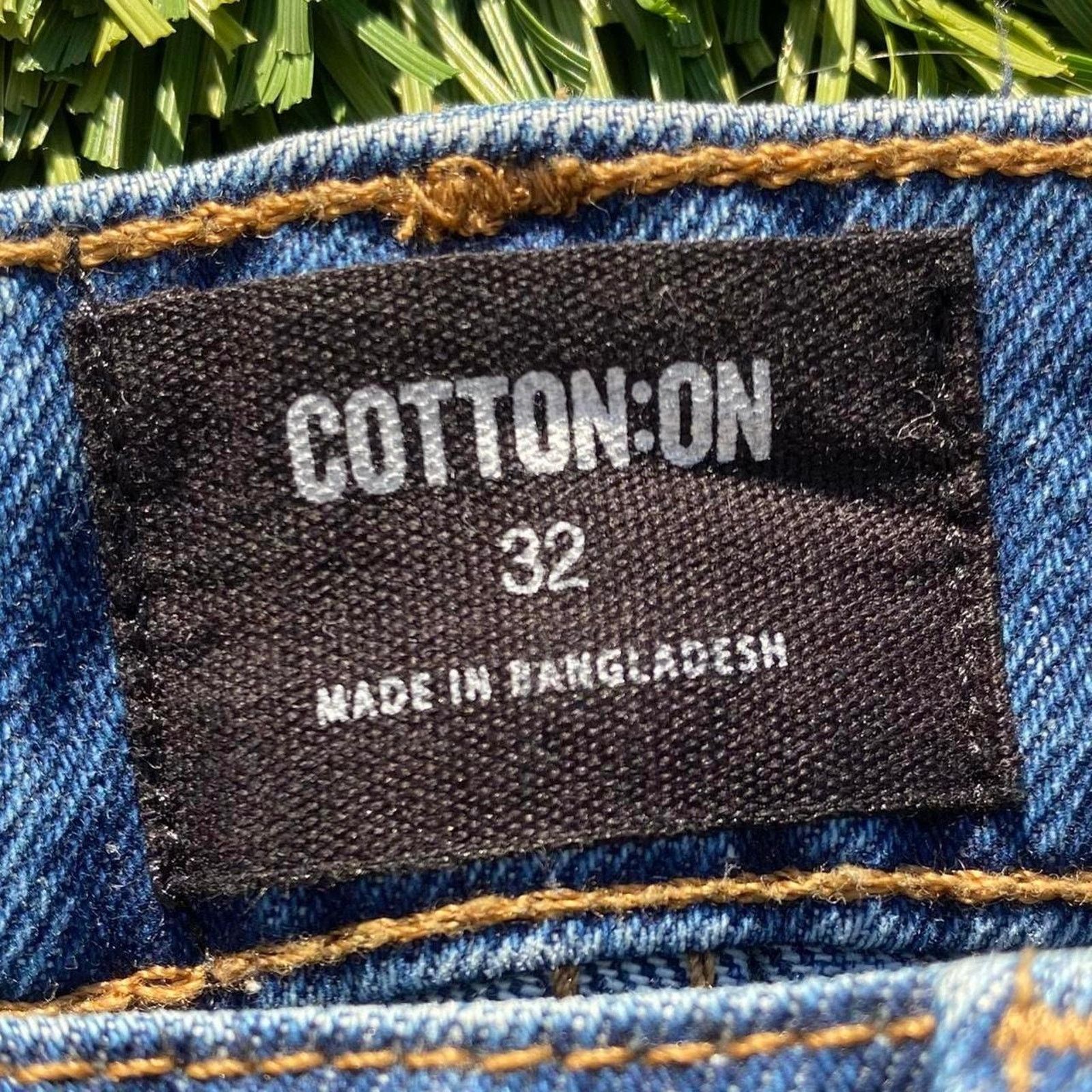 Cotton On Jorts Medium Wash Relaxed Baggy Size 32 Jean Shorts Size US 32 / EU 48 - 2 Thumbnail