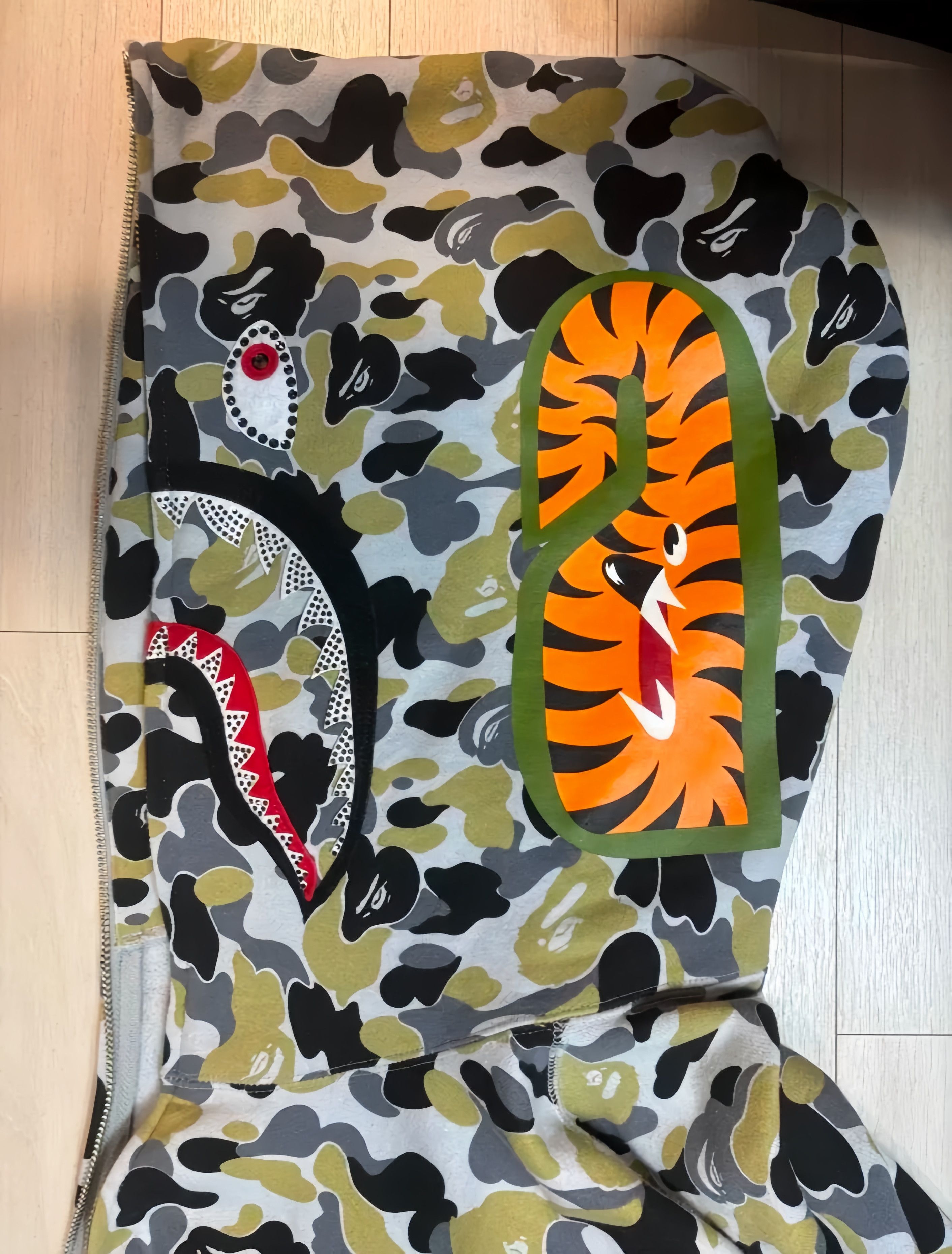 Bape Bape Ginza Store Exclusive ABC Camo Full Zip Hoodie Size US XL / EU 56 / 4 - 5 Thumbnail