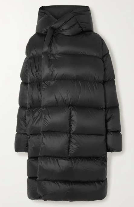 Rick Owens Black LS Liner Down Coat / Puffer Size US XS / EU 42 / 0 - 1 Thumbnail