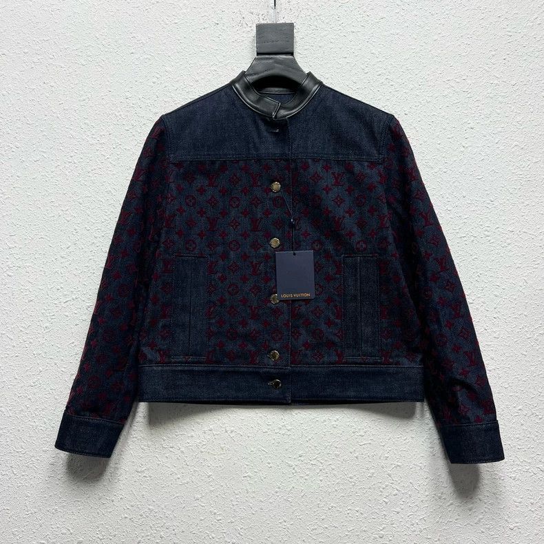 Louis Vuitton louis vuitton fw23 denim jacket with logo-dmc Size US S / EU 44-46 / 1 - 1 Thumbnail