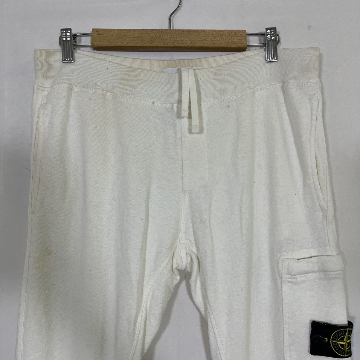 Stone Island STONE ISLAND WHITE JOGGER PANT Size US 33 - 2 Thumbnail