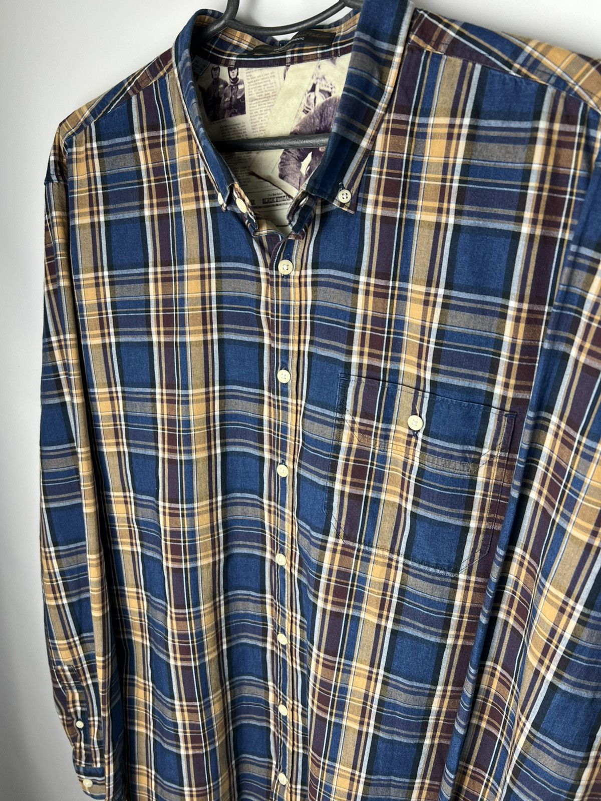 Barbour Vintage streetwear Barbour Steve Mcqueen Long sleeve shirt Size US XL / EU 56 / 4 - 2 Thumbnail