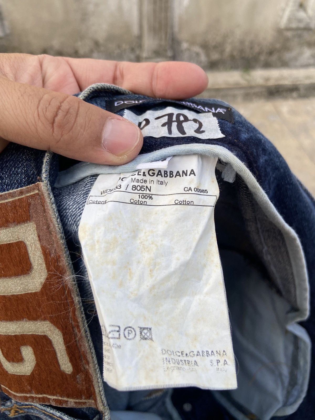 Dolce & Gabbana Dolce And Gabbana Denim Pant Size US 44 / EU 60 - 8 Thumbnail