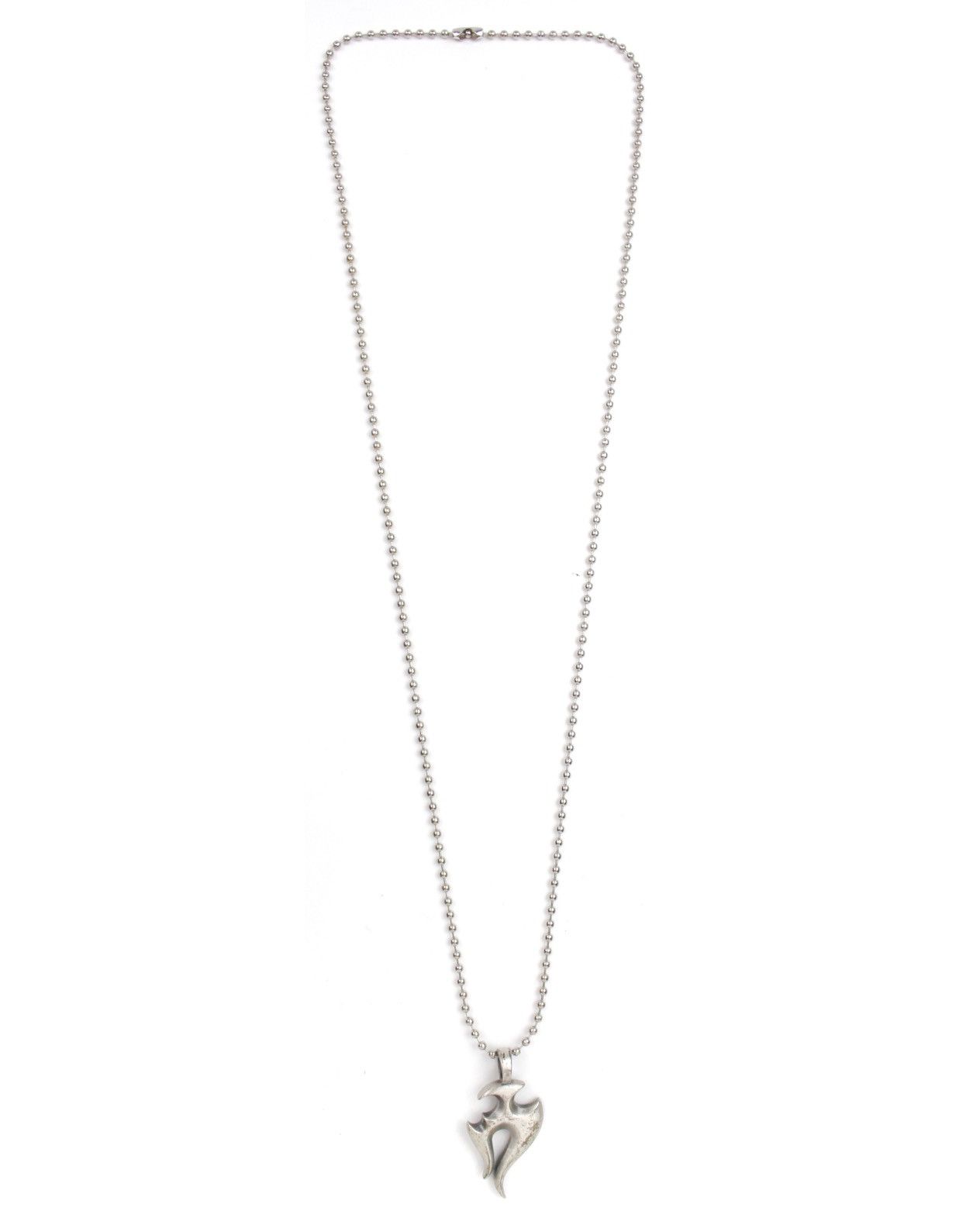 Hysteric Glamour 2000S BICO AUSTRALIA SILVER-TONE PEWTER FLAME NECKLACE Size ONE SIZE - 2 Thumbnail