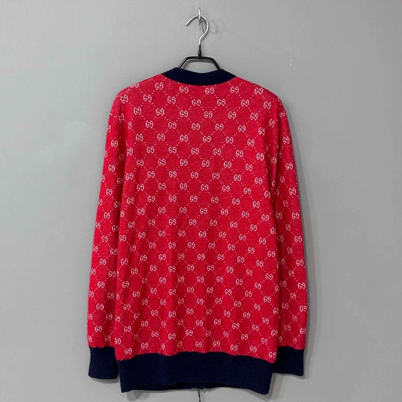 Gucci Gucci Red full-print cardigan 2506-Nextarrow Size XS / US 0-2 / IT 36-38 - 4 Thumbnail