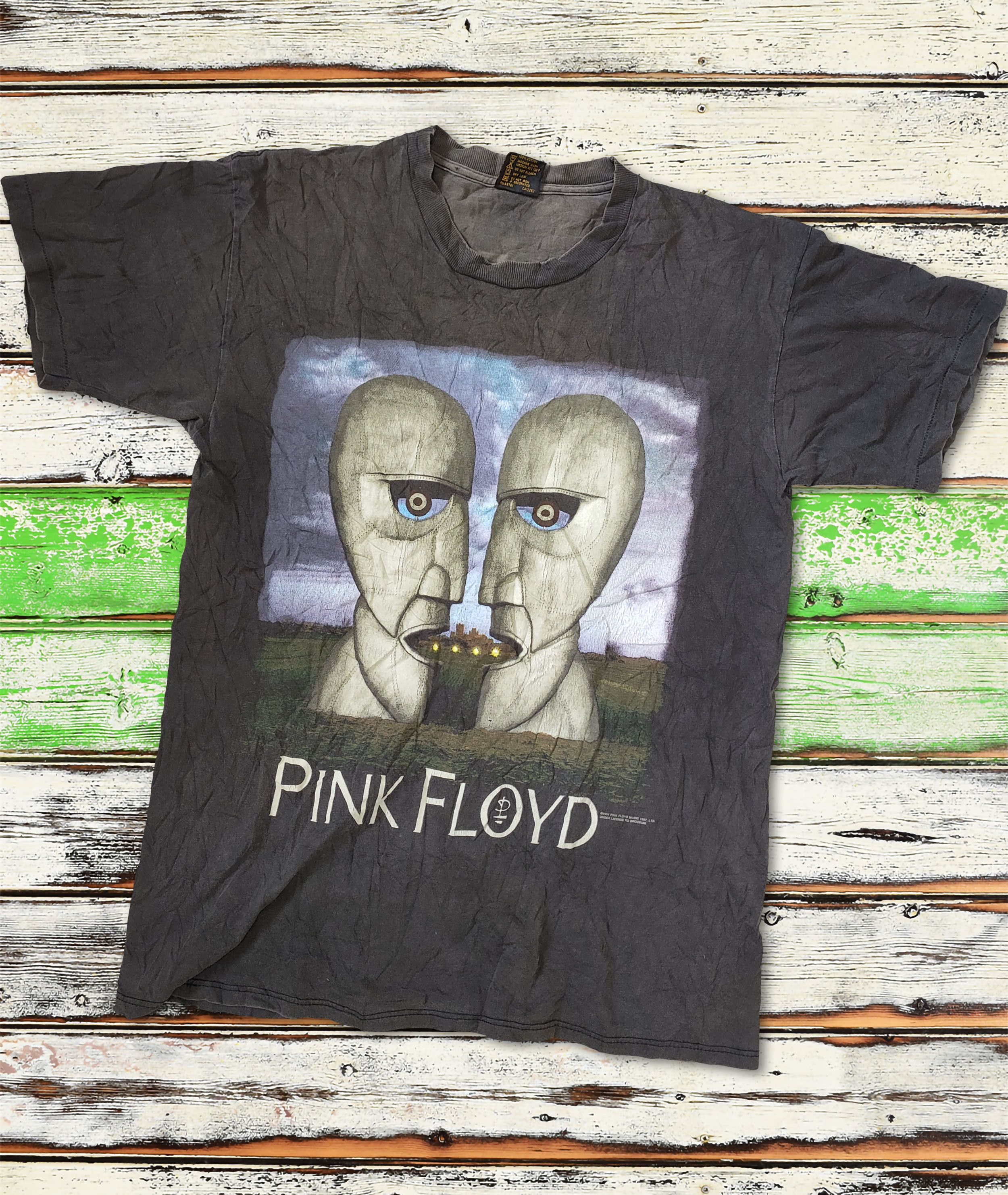 Maglietta da uomo Pink Floyd - The Division Bell Logo - nero