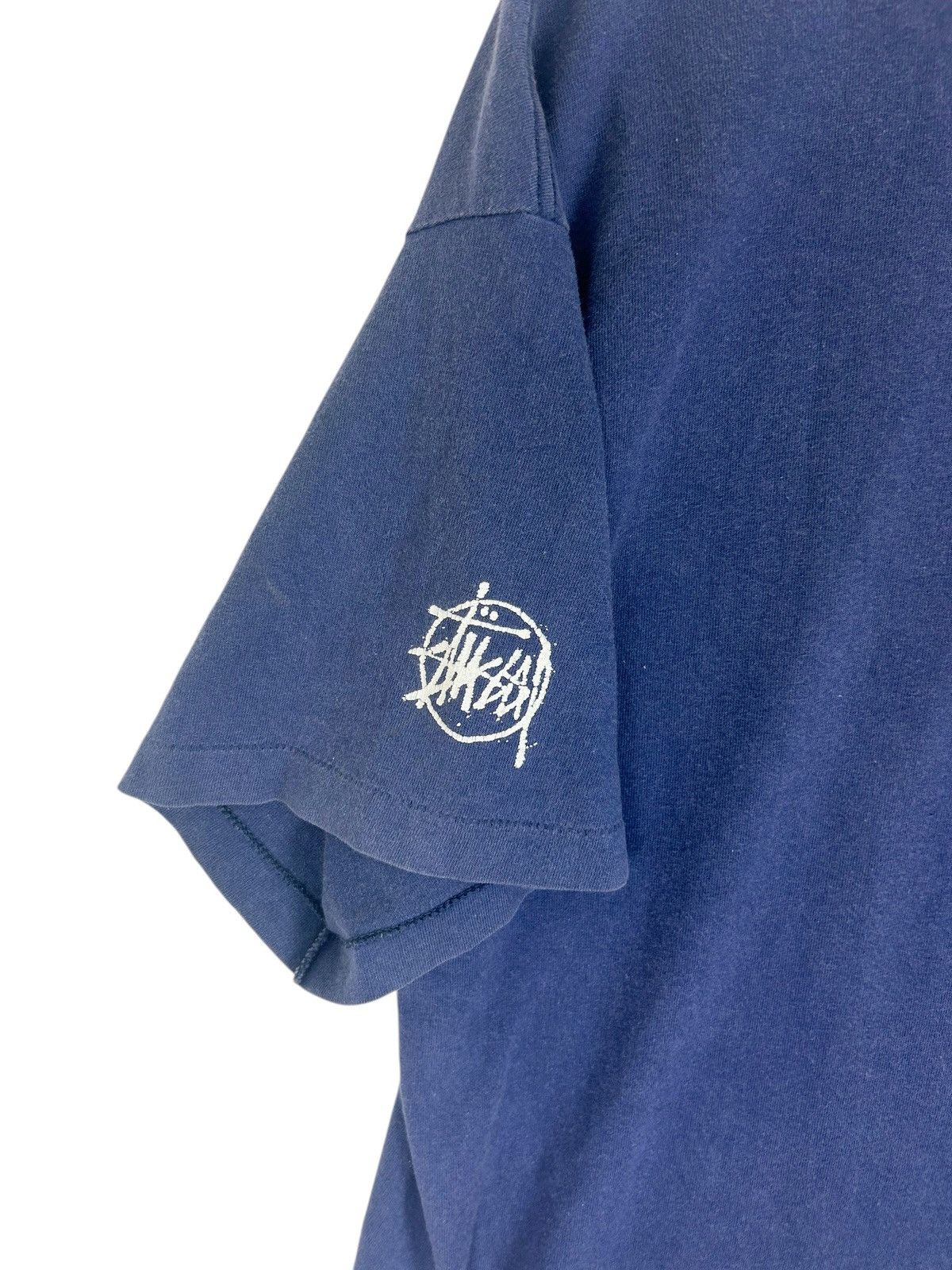 Stussy × Vintage Vintage 90s Stussy Tour In The UK/ Sex Pistol Anarchy Insprd Size US XL / EU 56 / 4 - 4 Thumbnail