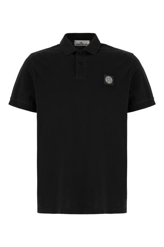 Stone Island STONE ISLAND Men Polo Shirts S152200005S0017 V0029 BLACK Size US M / EU 48-50 / 2 - 1 Thumbnail