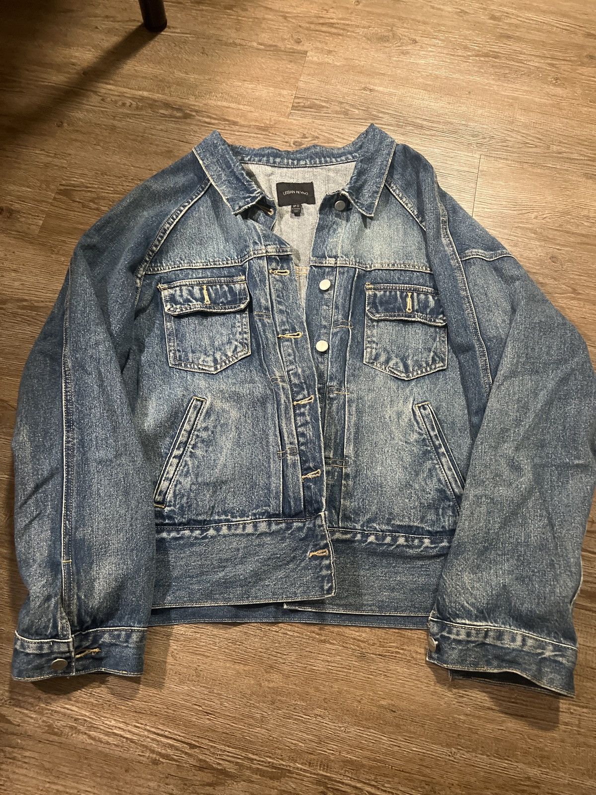 Japanese Brand × Vintage Denim Jacket Size US XL / EU 56 / 4 - 1 Thumbnail