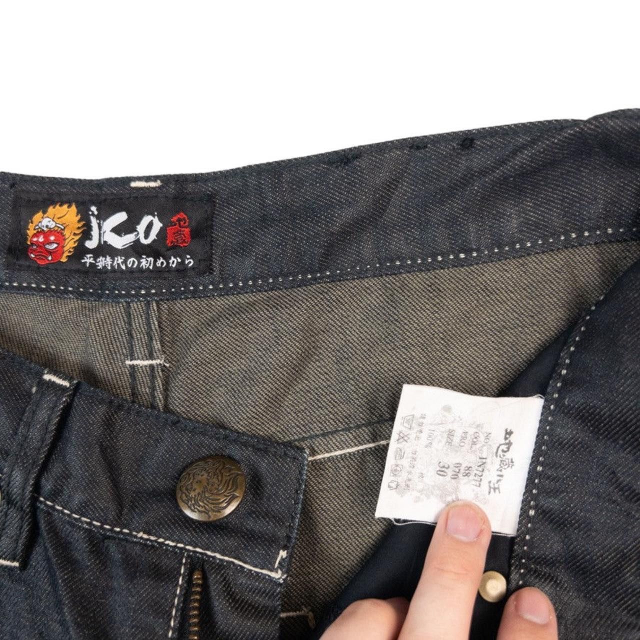 Other Vintage Jizo Japanese Embroidered Denim Jeans Size W31 Size US 31 - 7 Thumbnail