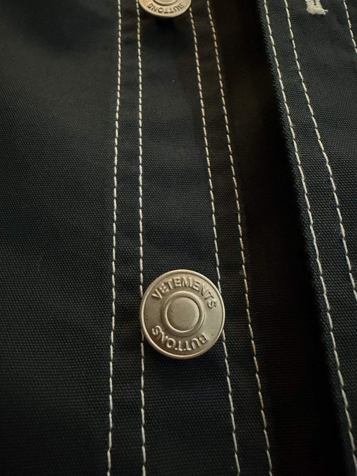 Vetements Vetements Navy Workwear Shirt（Rare） Size US L / EU 52-54 / 3 - 3 Thumbnail
