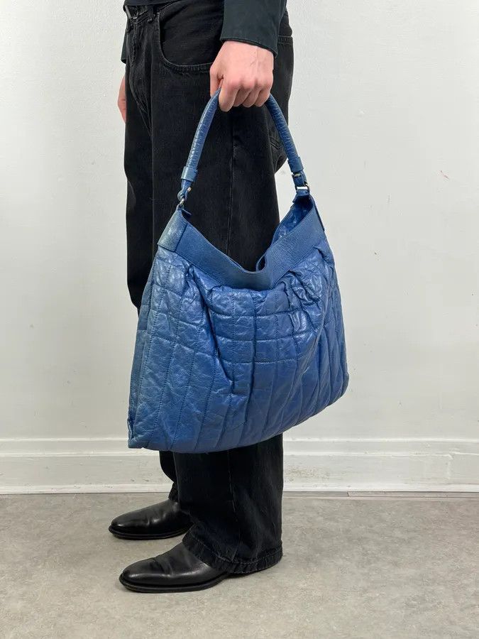 Jil Sander Jil Sander Blue Leather Handle Bag Size ONE SIZE - 2 Thumbnail